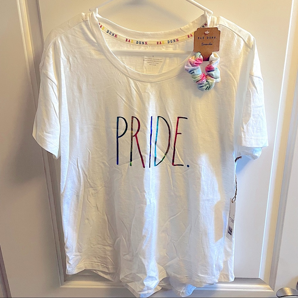 NWT Rae Dunn Women’s Large “Pride” Short Sleeve TShirt - Bundle & Save